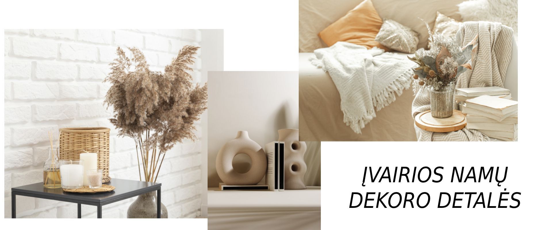 Namų dekoro detalės