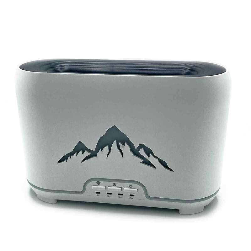 Himalayas aromato difuzorius - USB-C - nuotolinio valdymo pultas - liepsnos efektas 