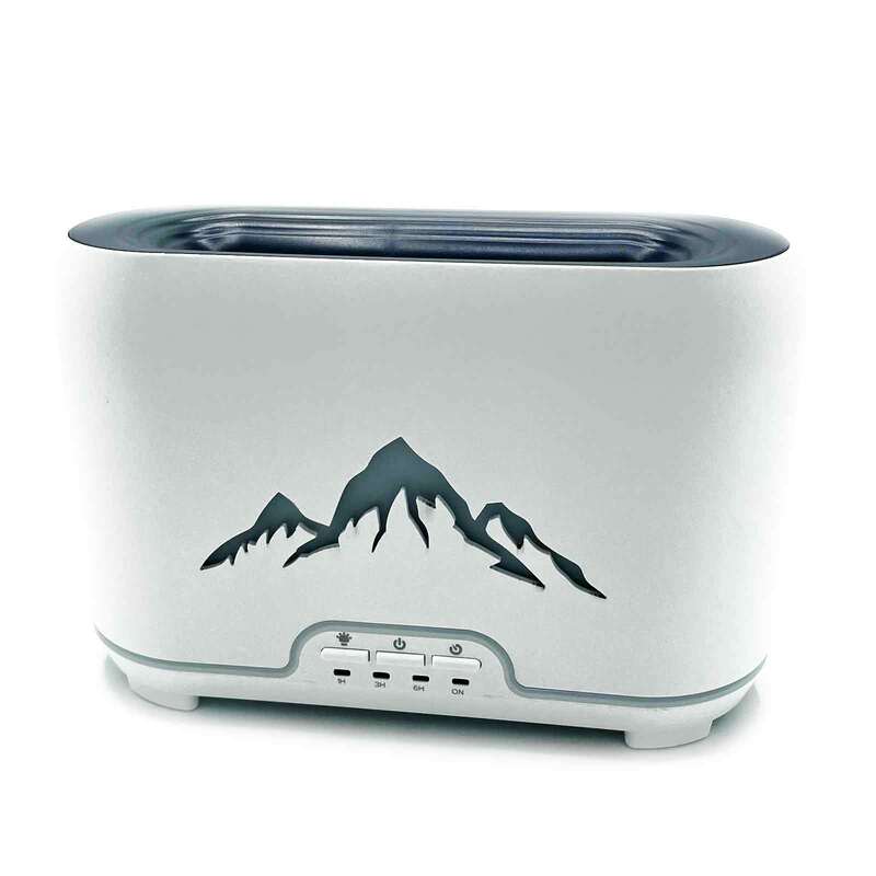 Himalayas aromato difuzorius - USB-C - nuotolinio valdymo pultas - liepsnos efektas 